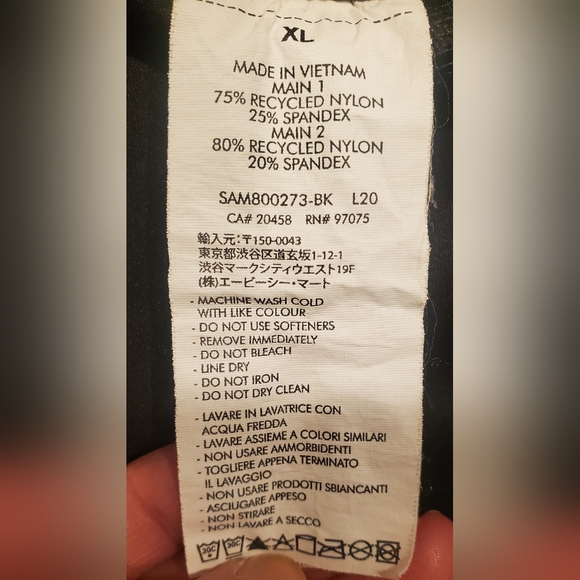 Saucony Men's  Black High Performance Men's Running Thights, Size XL - Picture 7 of 9